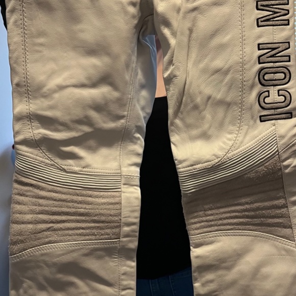 Icon Moto Leathers Jacket and Pants XS NWT - Picture 7 of 9